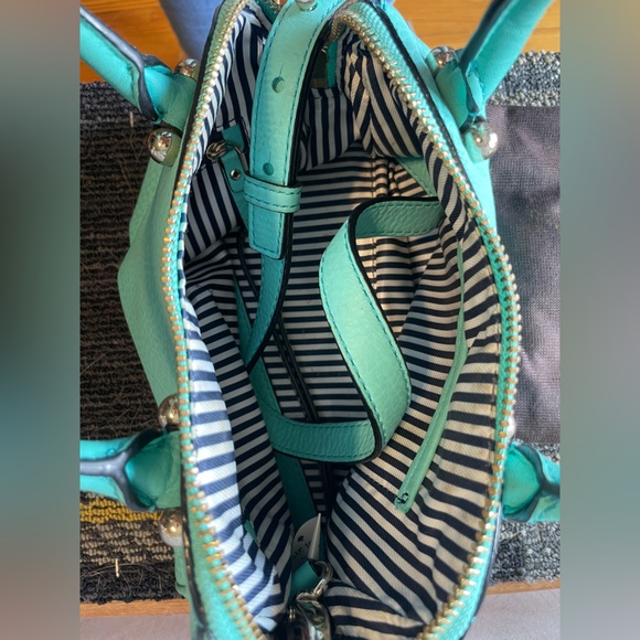 Teal Kate Spade smaller bag with dust bag - Picture 4 of 4